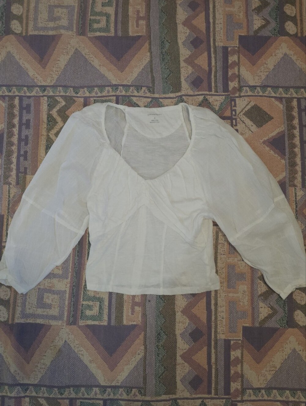 Anthropologie Long Sleeve Top Size Small